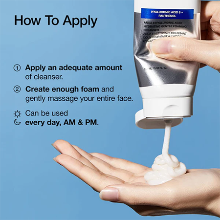 غسول انوا غسول الوجه بالهيالورونيك اسيد، 150 مل