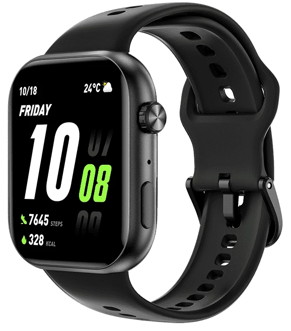 ساعة سمارت هونر تشويس 2I ، شاشة AMOLED مقاس 1.85 بوصة ، بطارية 330 مللي ، مقاومة للماء ، أسود ، KCH-WB01