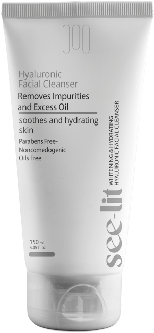 غسول سي ليت غسول الوجه بالهيالورونيك اسيد غسول لتفتيح البشرة، 150 مل