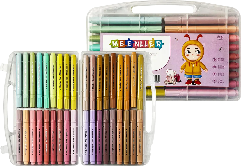 علبة الوان فلوماستر مينلير 36 لون، سن مشطوف بحجم 1-4 مم، ألوان متعددة