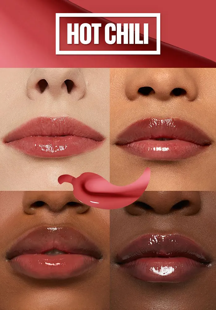 ملمع الشفاه ميبلين ليفتر بلامبينج ، 006 هوت تشيلي