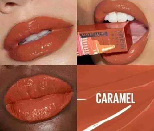 احمر شفاه ميبلين سوبر ستاي فينيل انك ، 185 كراميل