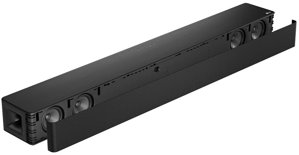 ساوند بار LG ، بقدرة صوت 600 وات - 4.1 قناة يُحيط بالغرفة ، خاصية WOW Orchestra ، معزز بالزكاء الأصطناعي ، أسود ، SH5A