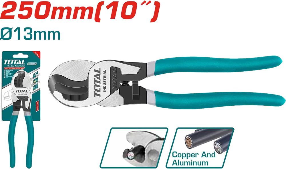 Total Tools Manual Cable Cutter, 10 in., THT-115102