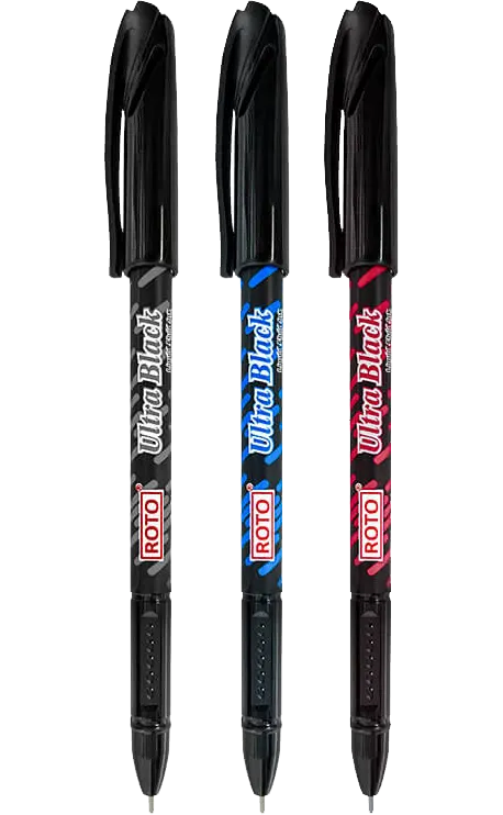 قلم حبر جاف روتو ألترا بلاك، 0.7، ألوان متعددة