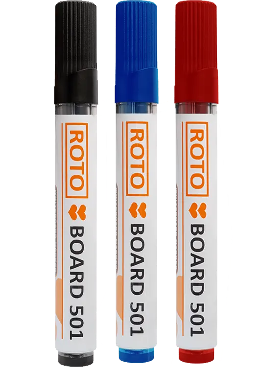 قلم سبورة روتو بورد ، مشطوف، الوان متعددة، 501