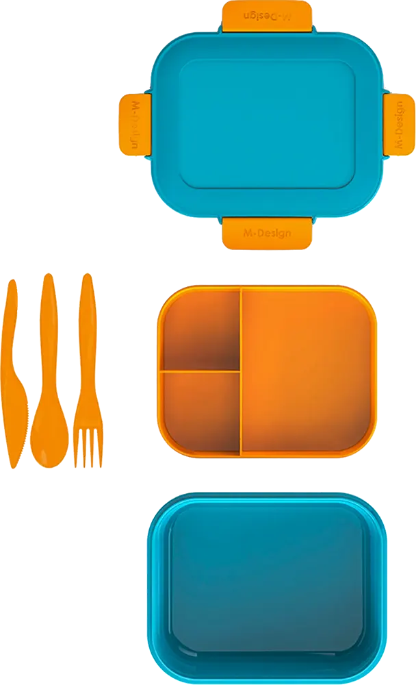 لانش بوكس ام ديزاين، 2.1 لتر، كلبس، تركواز، موديل 75118