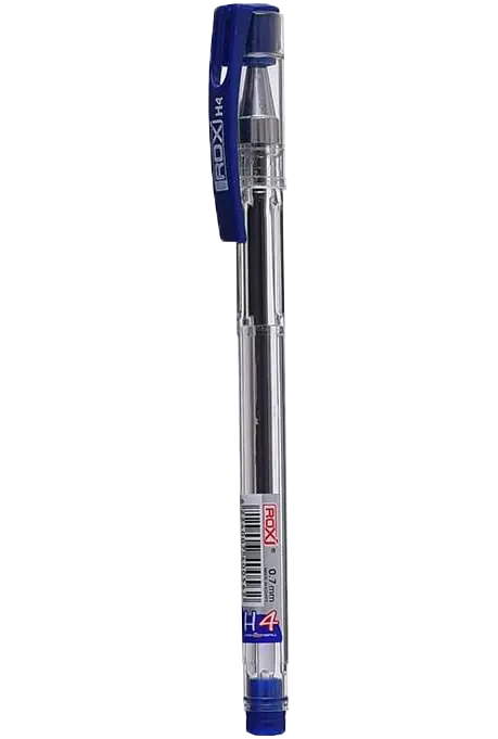 قلم حبر جاف روكس اتش 4، 0.7 ملم، أزرق