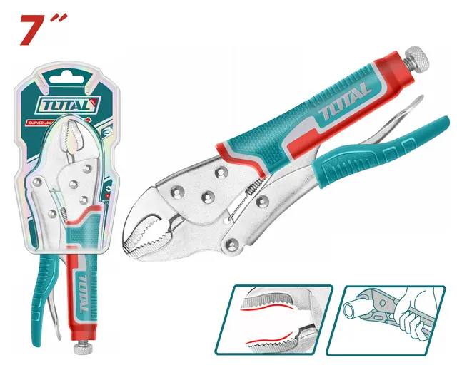 كلابة توتال تولز، 7 بوصة، طرف منحني، THT190703