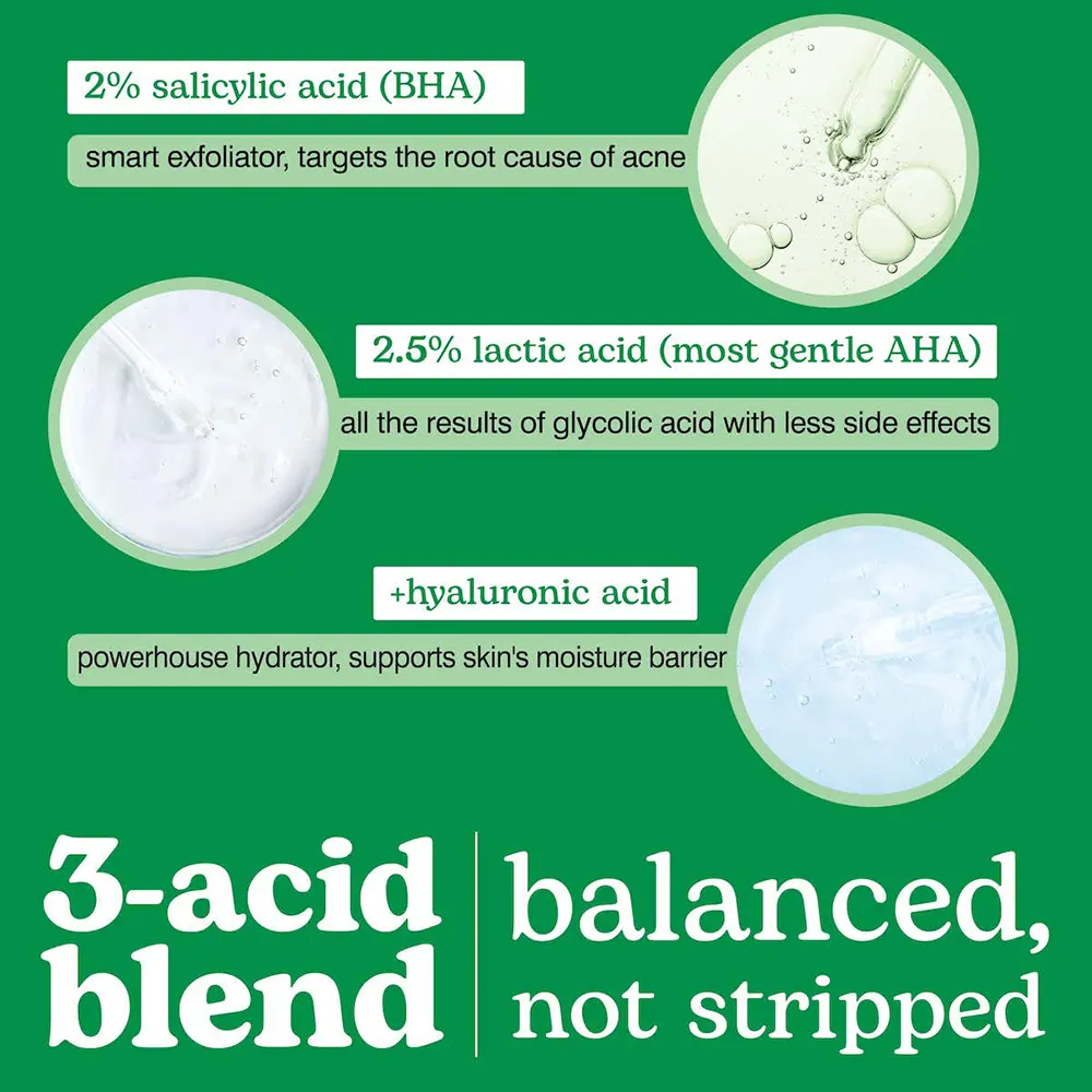 سيروم بيزلين للبشره سيروم الساليسيليك وحمض اللاكتيك، 30 مل.