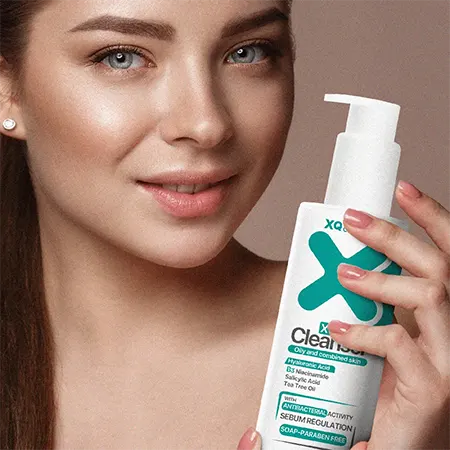 غسول الوجه اكس كيو غسول للبشرة الدهنية والمختلطة، 200 مل