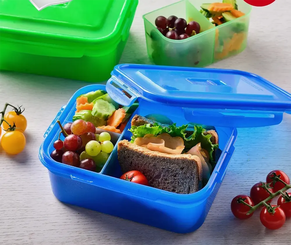 لانش بوكس مد ستار بلاستيك ،1 لتر، أزرق