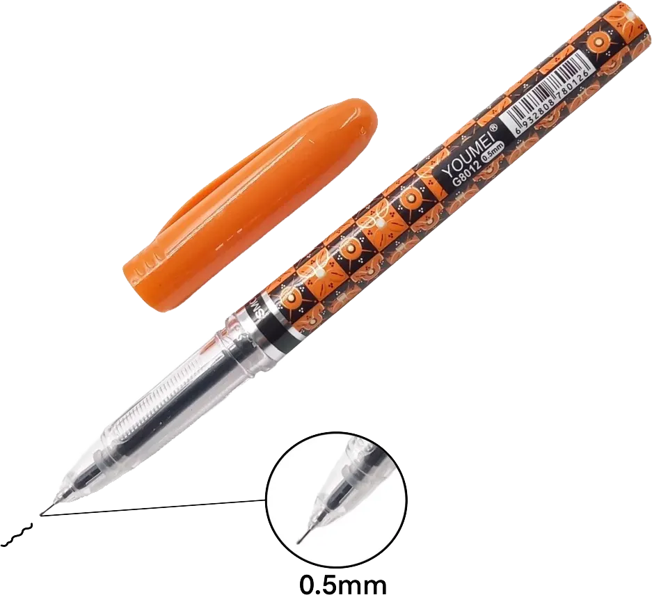 قلم جيل يومي، 0.5 مم، أشكال متعددة، G-8012