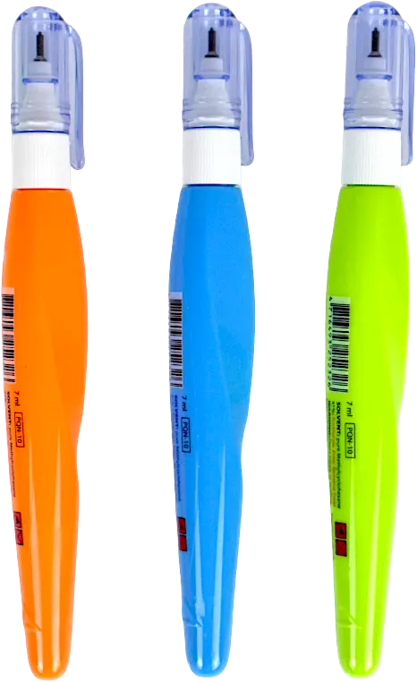 قلم كوريكتور أوفال، 7 مللي، ألوان متعددة، PQN-10
