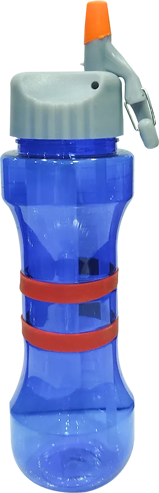 زجاجة مياه رياضية 700 مللى، انبوب ثلج داخلي، شاليمو مدمج، متعددة الألوان، موديل 42-139