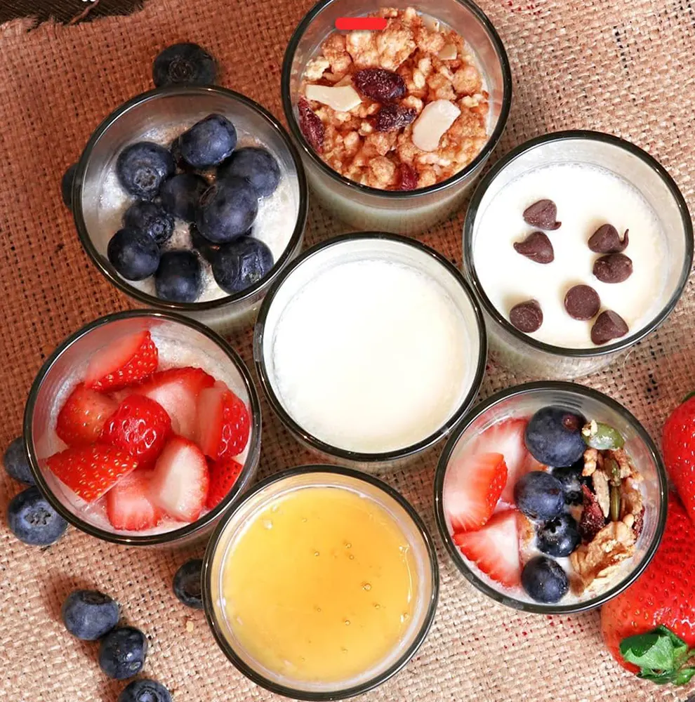 ماكينة تحضير زبادي سيتي، 8 أكواب، 10 واط، لون أبيض، موديل HMA-1003