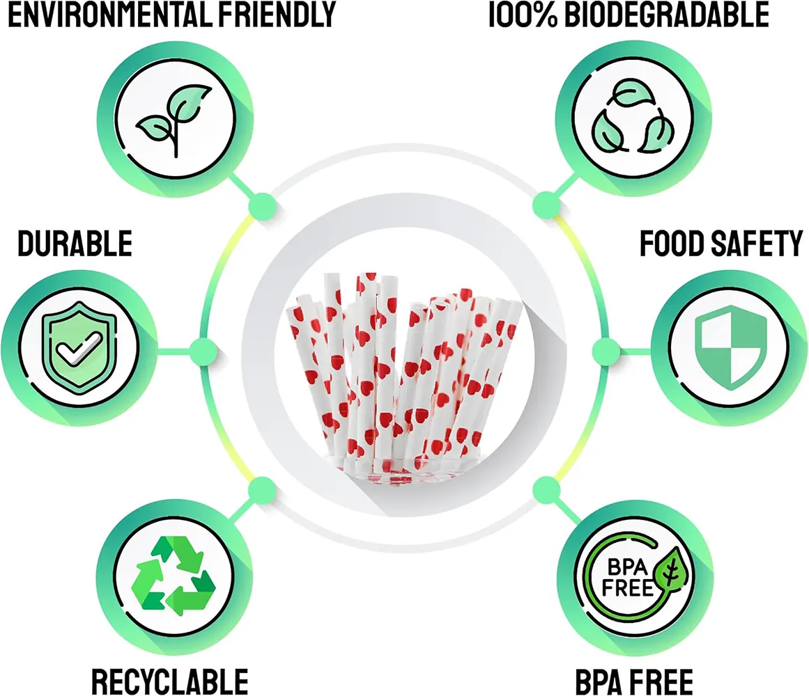 شاليموه كرتون قلوب ، احمر في ابيض