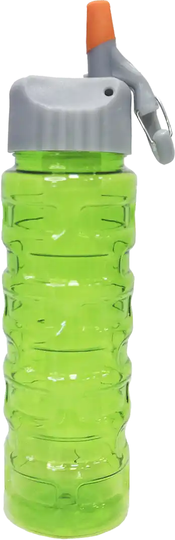 زجاجة مياه رياضية 700 مللى، انبوب ثلج داخلي، شاليمو مدمج، بلاستيك، متعددة الألوان، موديل 42-129