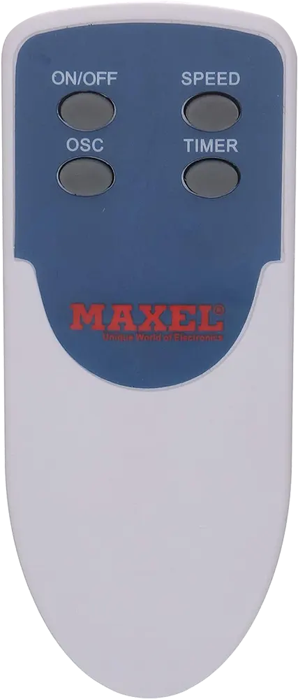 مروحة حائط ماكسيل، 16 بوصة، ريموت كنترول، أبيض، FB-40YTYS