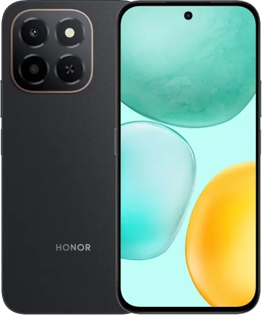 Honor X6C Dual SIM Mobile, 128GB Internal Memory, 6GB RAM, 4G LTE, Midnight Black