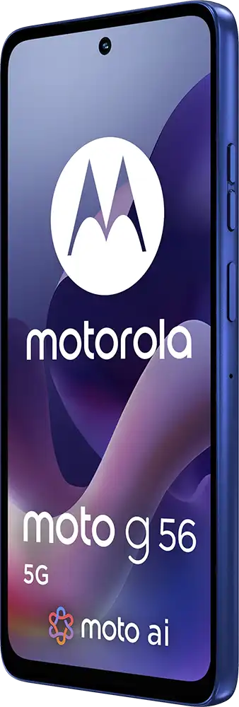 موبايل موتورولا موتو جي 56 ثنائي الشريحة ، ذاكرة 256 جيجابايت ، رامات 12 جيجابايت ، شبكة الجيل الخامس ، أزرق