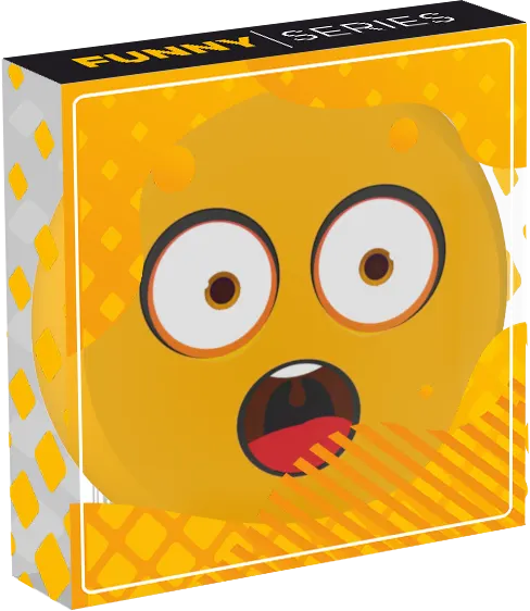 استيكة فاكيوم تركي سيلكا فاني، أشكال إيموجي ، ألوان متعددة، ART-17