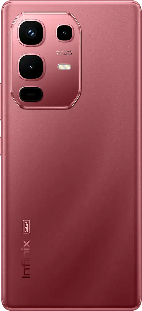 موبايل انفينيكس نوت 50S، ثنائي الشريحة، ذاكرة داخلية 256 جيجابايت، رامات 8 جيجابايت، شبكة الجيل الخامس، أحمر