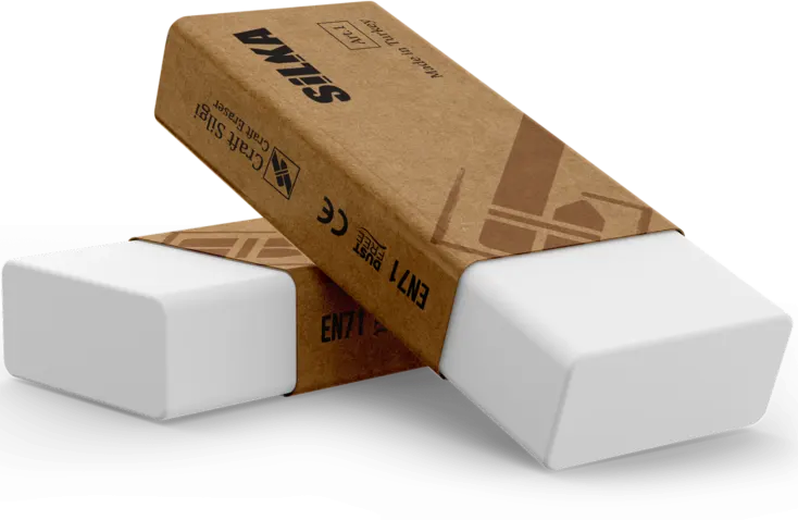 استيكة كرافت 11 من سيلكا، حجم وسط، أبيض، ART-11