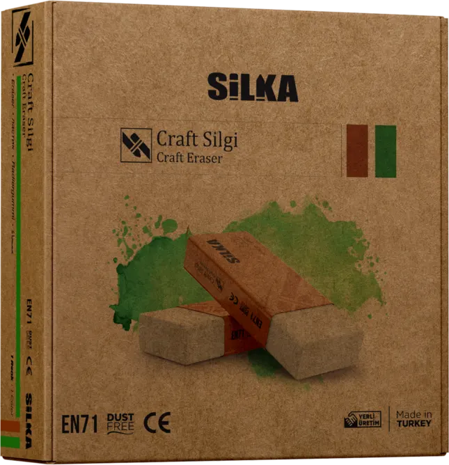 استيكة كرافت 1 من سيلكا، حجم كبير، أبيض، ART-1