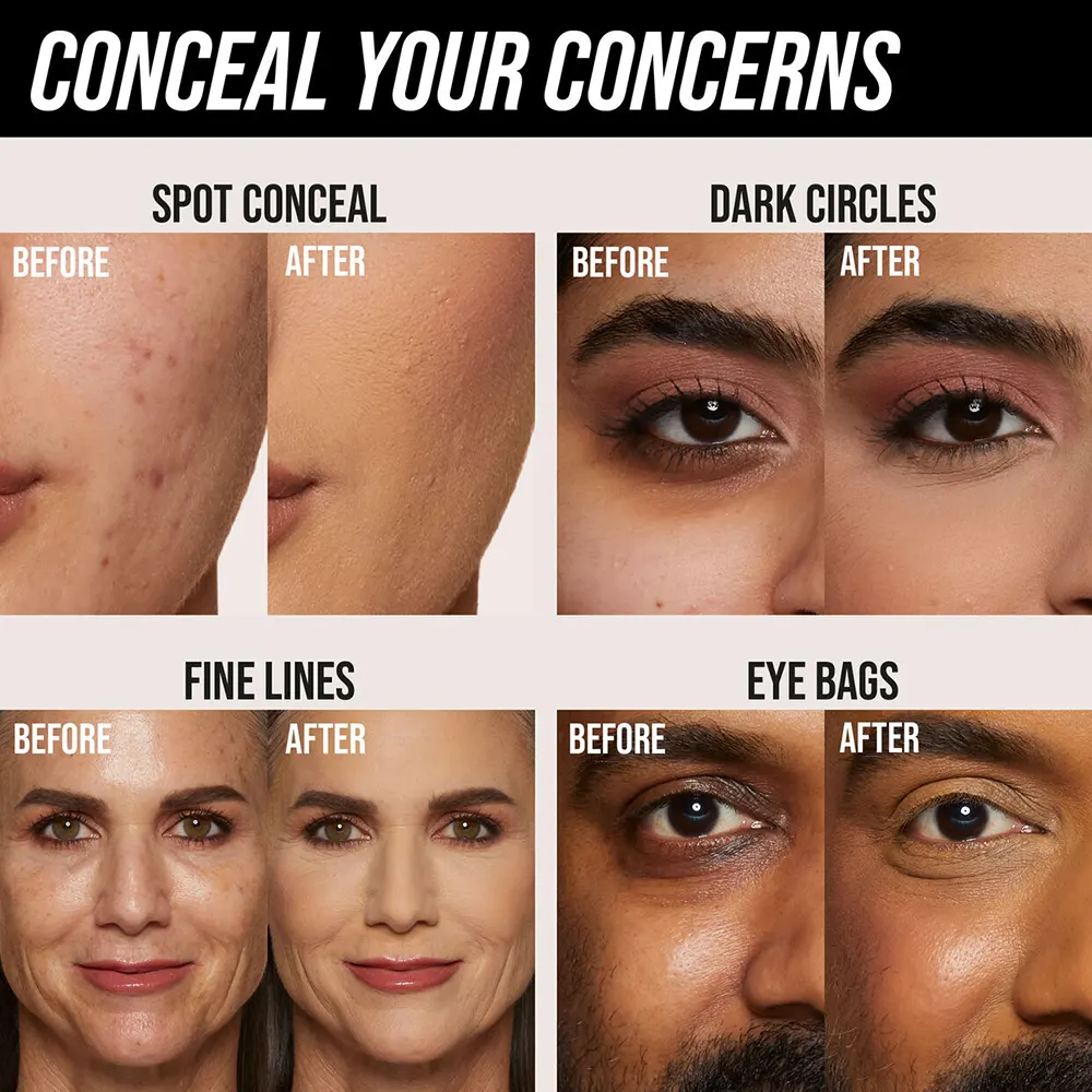 Huda Beauty Luminous Matte Liquid Concealer, 2.3B Cotton Candy