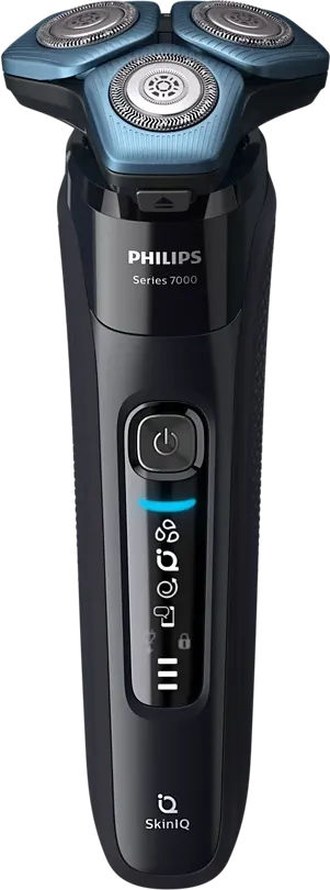 ماكينة حلاقة فيليبس لاسلكية، استخدام رطب وجاف، بطارية تدوم 60 دقيقة، شاشة ليد، أسود، S7783-59