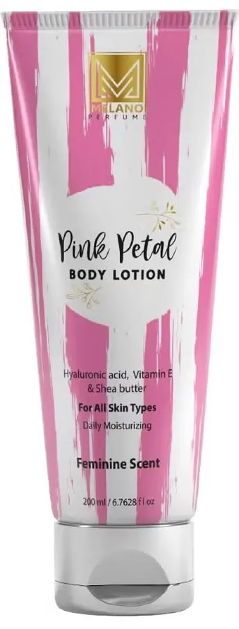 لوشن ميلانو بينك بيتال، مرطب للجسم بحمض الهيالورونيك وزبدة الشيا، 200 مل.