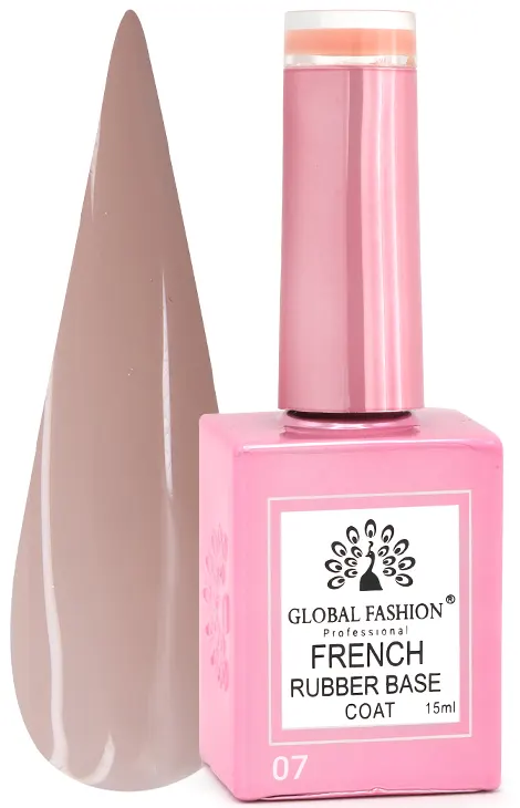 طبقة قاعدة جل جلوبال فاشون مطاطية فرنسية، 15 مل، 07