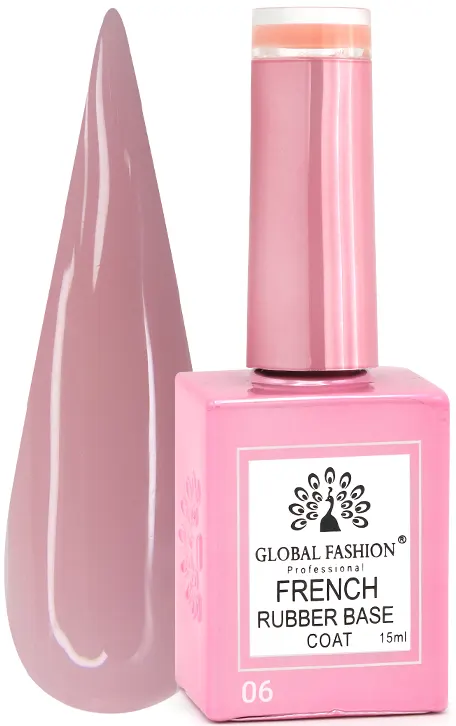 طبقة قاعدة جل جلوبال فاشون مطاطية فرنسية، 15 مل، 06