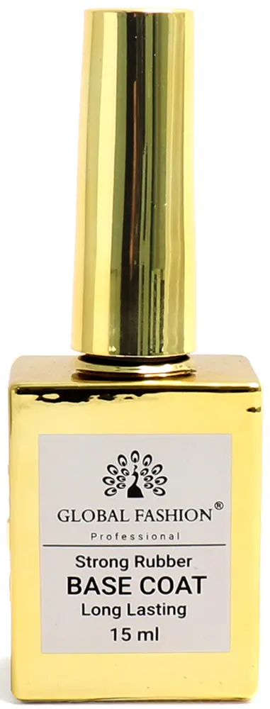 طبقة قاعدة جل مطاطية جلوبال فاشون، 15 مل، بيز كوت