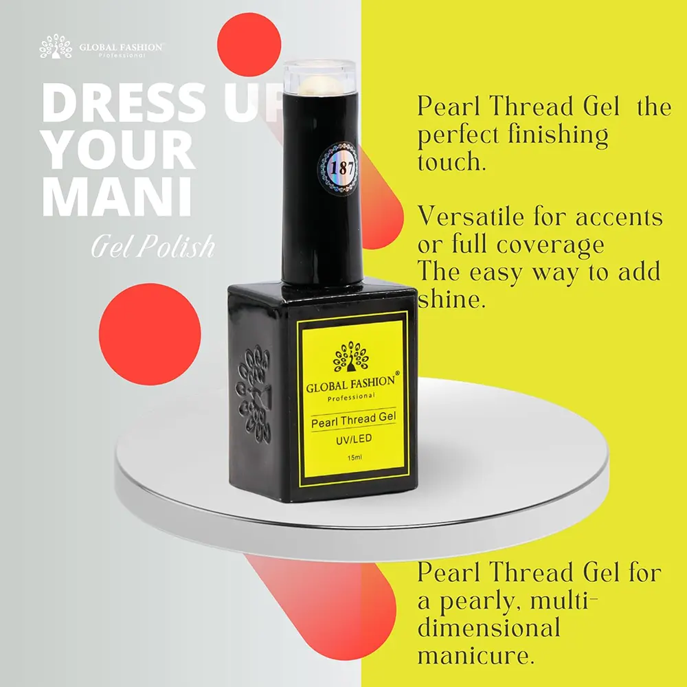 مانكير جل جلوبال فاشون بيرل ثريد، 15 مل، 187