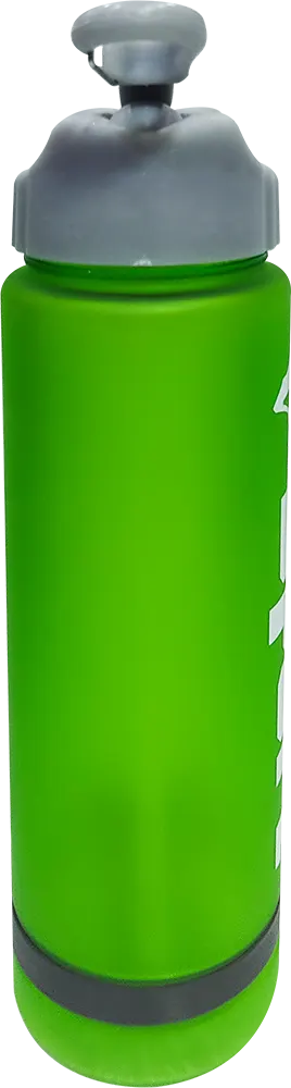 زجاجة مياه رياضية 700 مللى، انبوب ثلج داخلي، بلاستيك مط، شفاطة مدمجة، أخضر، موديل 42-118