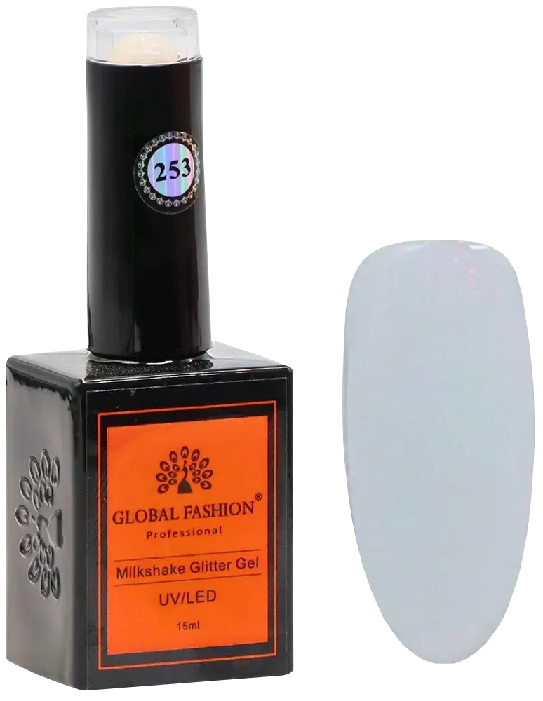 مانكير جل جلوبال فاشون ميلك شيك جليتر، 15 مل، 253