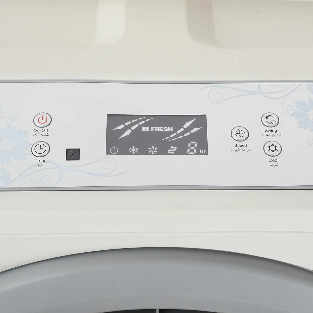 تكييف هواء صحراوي فريش ، 60 لتر بالماء والثلج ، 210 وات ، شاشة ديجيتال ، رمادي ، FA-R60