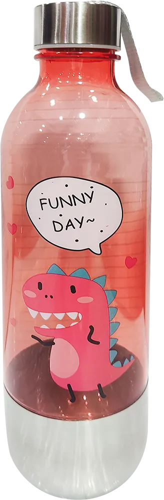 زجاجة مياه رياضية 800 مللي، بلاستيك * استانلس ستيل، متعددة الألوان، موديل 42-137