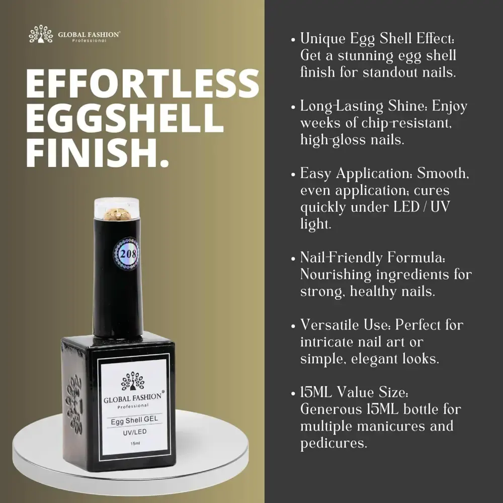 مانكير جل جلوبال فاشون ايج شيل، 15 مل، 208