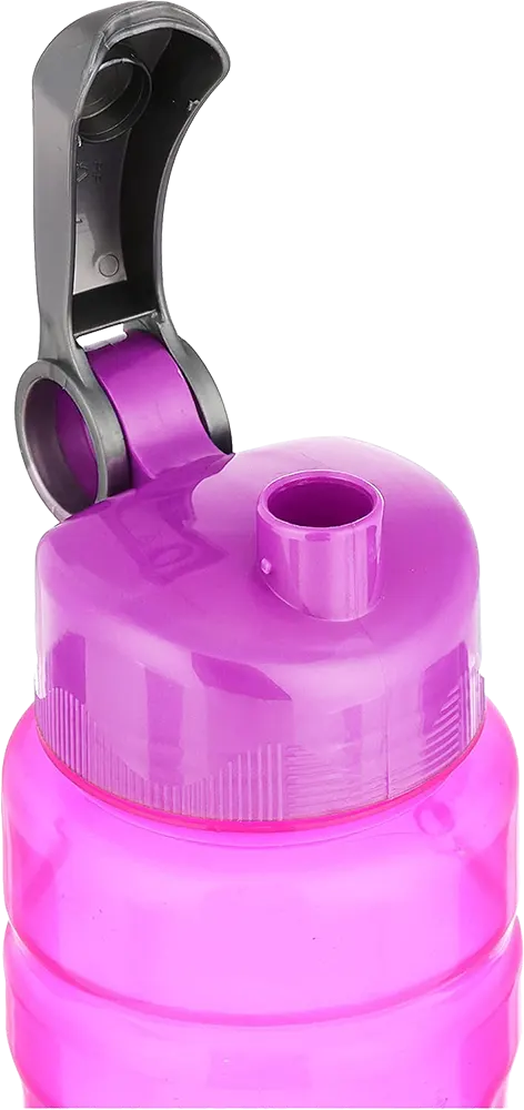 زمزمية شفافة ديناميك 750 مللي ، مع كوب، متعددة الألوان