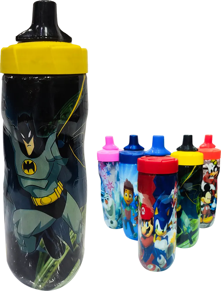 زمزمية بلاستيك ماكس بلاست جي تي، 700 ملي ، شفاطة مدمجة، ألوان متعددة