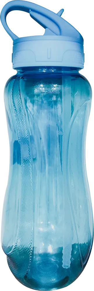 زمزمية كاميل اكوا بلاستيك 650 ملي، شفاطة مدمجة، ألوان متعددة، EB004