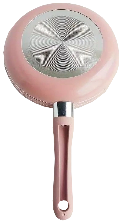 مقلاية جيرانيت مستديره ، مقاس 12 ، بينك