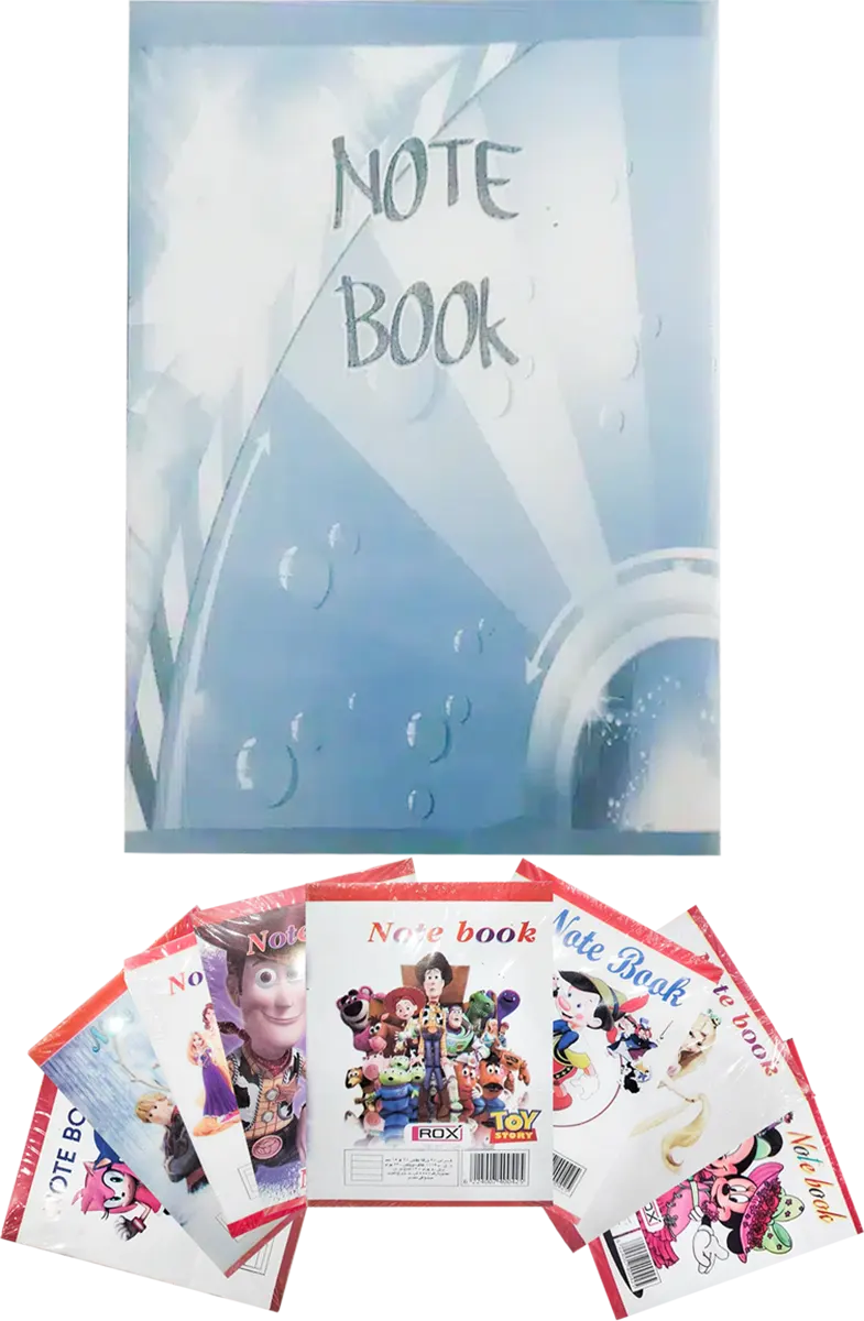 كراسة روكس 28 ورقة، مسطر عادي، مقاس 21*15 سم، اشكال متعددة