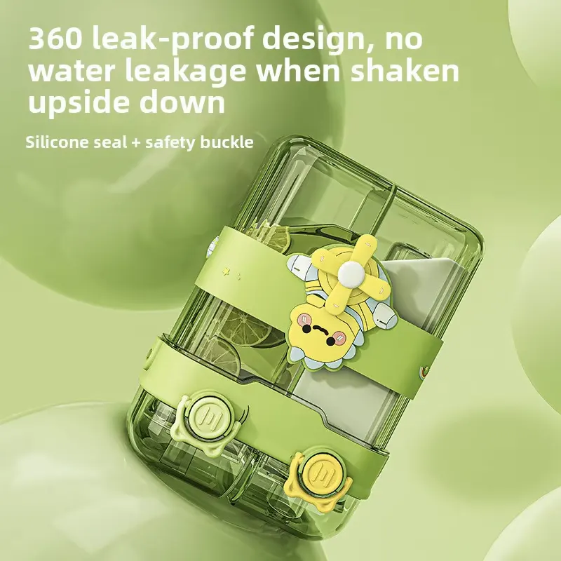 زمزمية ثنائية بشخصيات ديزني 600 ملي، الوان شفافة متعددة، موديل GH12438