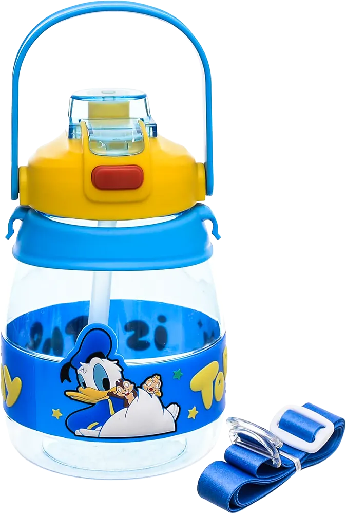 زمزمية اطفال جوي 1000 مللي، شفاطة داخلية، ألوان متعددة، موديل 3089