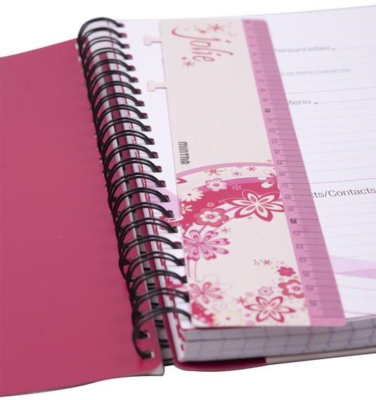 كشكول سلك دبـل 200 ورقه جولى