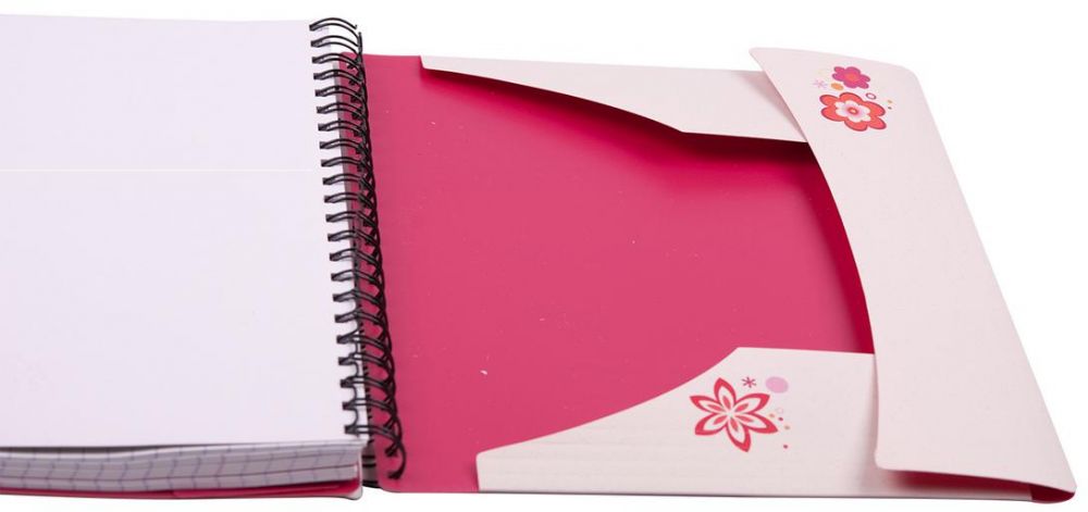 كشكول سلك دبـل 200 ورقه جولى